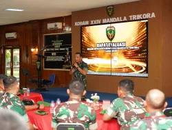 Rapat Evaluasi Intelijen TA 2025, Pangdam XXIV/Mandala Trikora Tekankan Profesionalisme dan Deteksi Dini
