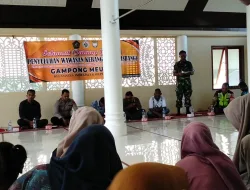Babinsa Koramil Indra Jaya Tanamkan Wawasan Kebangsaan kepada Warga Desa Meulayu