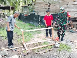 Babinsa Koramil 04/Salang Beri Penekanan Agar Mengutamakan Keselamatan Saat Menangkap Ikan