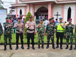 Jaga Kondusifitas Kodim 0907/Trk Lakukan Pengamanan Perayaan Ibadah Natal