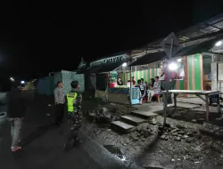 Pasca Natal, Babinsa Koramil 1404-05/Patampanua dan Bhabinkamtibmas Laksanakan Patroli Malam Pantau Wilayah Binaan