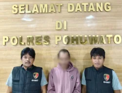 Sat Reskrim Polres Pohuwato Amankan Terduga Pelaku Penganiayaan