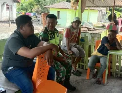 Pasca Banjir Bandang, Babinsa Koramil 16/Tangse Imbau Warga Tetap Waspadai Cuaca Yang Belum Stabil