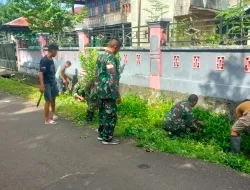 Cegah Banjir dan Pencemaran Lingkungan, Koramil 1419-01/Maiwa Gelar Karya Bakti