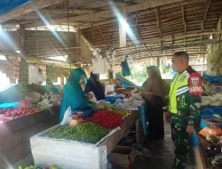 Babinsa melaksanakan giat komsos bersama warga binaan