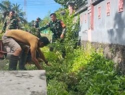 Karya Bhakti Bersama TNI dan Masyarakat di Wilayah Koramil 1419-01/Maiwa