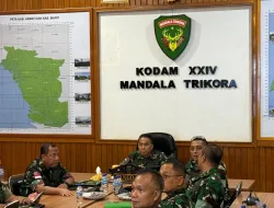 Pangdam XXIV/Mandala Trikora Ikuti Vicon Panen Raya dan Pengumuman Swasembada Pangan Nasional, Dandim 1707/Merauke Terima Penghargaan Presiden RI