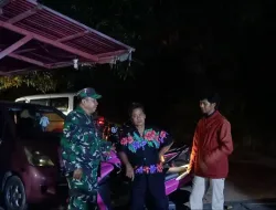 Babinsa Koramil 1404-05/Patampanua Laksanakan Patroli Malam dan Komsos di Desa Batulappa