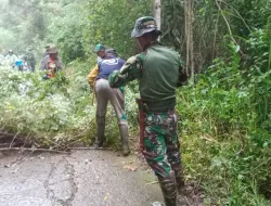 Jumat Bersih, Personel Koramil 1419-04/Alla Bersama Aparat Desa Gelar Karya Bhakti