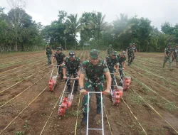 Pangdam XXIV/Mandala Trikora Dorong Prajurit Mandiri Pangan: Yonif TP 817/Aoba Jadi Contoh Ketahanan Pangan di Perbatasan