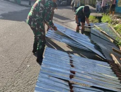 Babinsa Koramil 0907/02 Tarteng Ajak Warga Jaga Kebersihan Wilayah