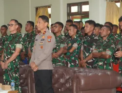 Danrem 181/PVT Hadiri Ibadah dan Perayaan Natal Bersama Kasad Secara Virtual