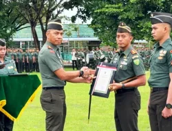 DANDIM 1707/MERAUKE TERIMA PENGHARGAAN DARI PANGDAM XXIV/MANDALA TRIKORA