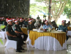 Natal Bersama TNI–Polri TA 2026 Digelar Secara Vicon di Kodam XXIV/Mandala