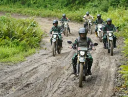 Danrem 181/PVT Laksanakan Patroli Motor ke Kampung Malasigi, Koramil 1802-5/Makbon Kodim 1802/Srg, Sekaligus Komsos Bersama Masyarakat dan Pelajar.