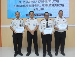 Kakanwil Ditjenpas Maluku Pimpin Penyusunan Target Kinerja Program Aksi 2026 dan Berikan Penghargaan kepada UPT Berprestasi