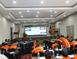 Korem 181/PVT Hadiri Press Release Evaluasi Operasi SAR dan Kesiapsiagaan Bencana Hidrometeorologi di Papua Barat Daya