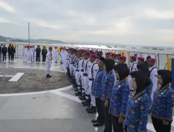 Korem 181/PVT Hadiri Upacara Tabur Bunga Peringatan Hari Dharma Samudera