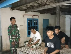Babinsa Koramil 1404-06/Duampanua Ajak Anak Muda Jaga Kamtibmas dan Hindari Judi Online.