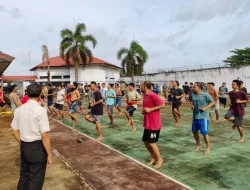 Warga Binaan Rutan Pelaihari Mulai Hari dengan Senam Pagi, Jaga Bugar dan Ritme Pembinaan