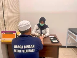 Cegah Komplikasi PTM, Klinik Rutan Pelaihari Pantau Rutin Warga Binaan dengan Riwayat Hipertensi–Diabetes