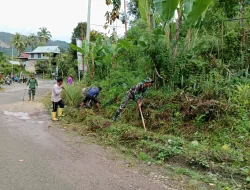 Babinsa Koramil 1419-04/Alla Gelar Karya Bhakti Bersama Warga di Masalle