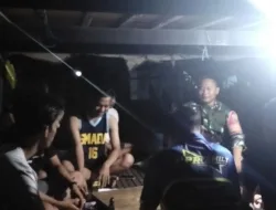 Patroli Babinsa Koramil 1404-01/Suppa Jaga Kamtibmas di Wilayah Desa Polewali