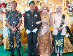 Jalin Silaturrahmi, Dandim 1404/Pinrang Hadiri Pernikahan Mantan Anggota Saat Menjabat Danyon Zipur-8/SMG