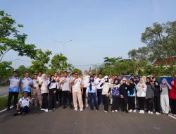 Lapas Banjarbaru Dorong Budaya Kerja Sehat dan Kompak melalui Jalan Santai Bersama