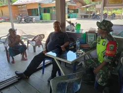 Babinsa Koramil 17/Geumpang Perkuat Komsos, Jaring Aspirasi Warga Desa Lutueng
