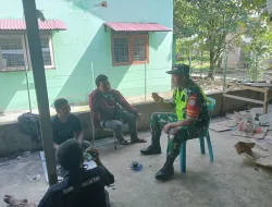 Jalin silaturahmi Babinsa Koramil 04 Beutong pertebal komunikasi sosial kepada Warganya