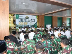 Korem 181/PVT Hadiri Istighosah Qubro Harlah Satu Abad Masehi Nahdlatul Ulama 2026
