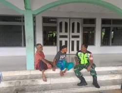 Babinsa Koramil 05/Indra Jaya Jalin Dialog dan Serap Aspirasi Tokoh Agama di Desa Garot Cut