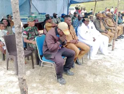 WAKILI DANRAMIL BATUUD KORAMIL 1703-01/ENAROTALI, HADIRI ACARA SYUKURAN KEPALA DISTRIK BIBIDA DAN DISTRIK DUMADAMA