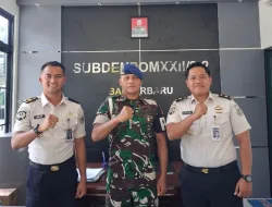 Perkuat Sinergi Peradilan Militer, Lapas Banjarbaru Koordinasi dengan Subdenpom Banjarbaru