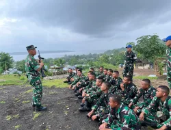 Prajurit Denma Brigif TP/31/PS Terus Asah Kemampuan Taktik di Tengah Kegiatan Pembenahan Pangkalan. Di Celah Tuntutan Pembenahan