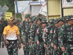 Kodam XXIV/Mandala Trikora Laksanakan Minggu Militer Melalui Kegiatan Hanmars 5 Km
