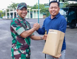 Dukung Aktivitas Prajurit,Dandim 0907/Tarakan Berikan Sepatu Aerobik