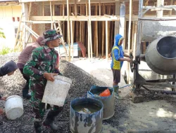 Babinsa Koramil 1404-04/Paleteang Bantu Warga, Wujudkan Semangat Gotong Royong