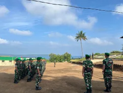 Kepala Staf Brigif TP 31/PS Terima Tradisi Korps Raport Perwira Baru