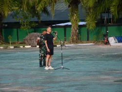 Danrem 181/PVT Pimpin Olahraga Bersama, Jaga Kebugaran Prajurit