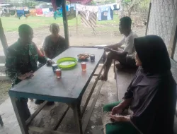 Babinsa Ciptakan Keakraban dengan Warga Binaan Melalui Komsos