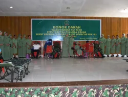 Giat Donor Darah dalam Rangka HUT ke-80 Persit Kartika Chandra Kirana Tahun 2026