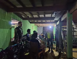 Koramil 1405-08/Tanete Riaja Laksanakan Patroli Bersama Komponen Pendukung di Desa Lempang