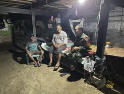 Jaga Kamtibmas, Babinsa Koramil 1404-01/Suppa Laksanakan Patroli dan Komsos di Wilayah Binaan