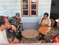 Peduli Keamanan Di wilayah binaan, Babinsa Koramil 1703-02/Tigi Jalin Komunikasi Sosial Dengan Tokoh perempuan dan warga masyarakat di wilayah binaan