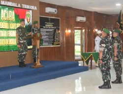 Pangdam XXIV/Mandala Trikora Pimpin Acara Tradisi Korps dan Pelantikan Jabatan di Makodam