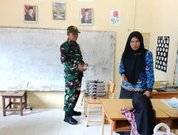 Babinsa Koramil 04/Salang Melaksanakan Kegiatan pendampingan Makan Bergizi Gratis (MBG)