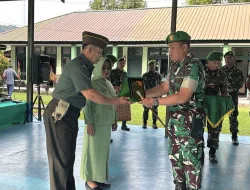 Tradisi Upacara Pelepasan Purna Tugas Prajurit Kodim 1419/Enrekang