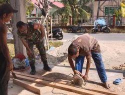 Babinsa 02/Simteng Komsos Bersama Warga Desa Binaan